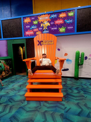 The PolyThrone | Traditional Giant Poly-Luxe Recycled Plastic Adirondack Chair